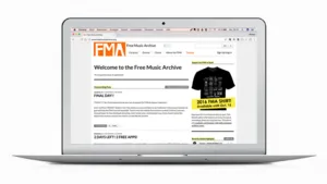 Free Music Archive website screenshot