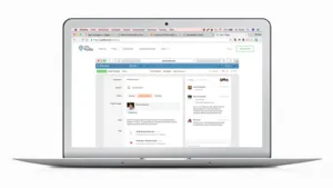 Screenshot of the Podio interface showing a project workspace