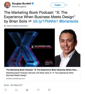 Book recommendation X: The Experience When Business Meets Design by Brian Solis