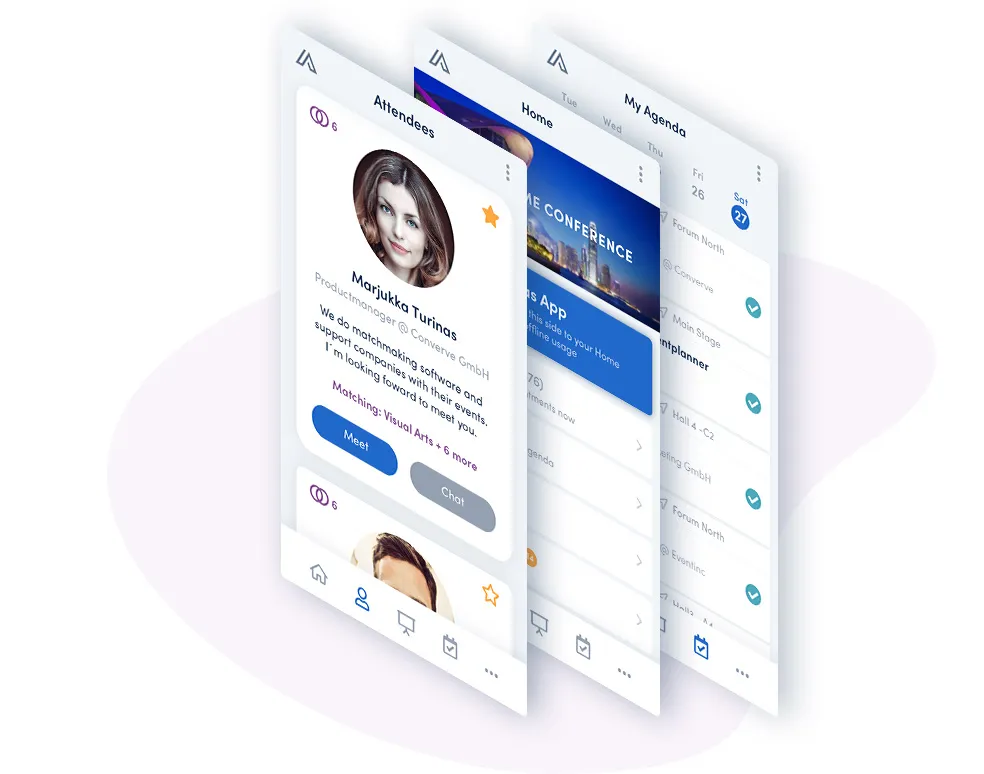mobile event app by Converve