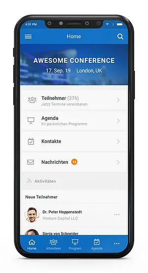 Mobile Event Experience, made by Converve