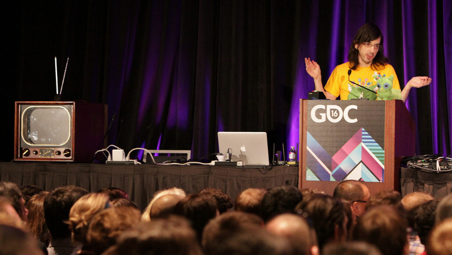 GDC presentation with many attendees