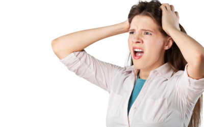 Stressed woman