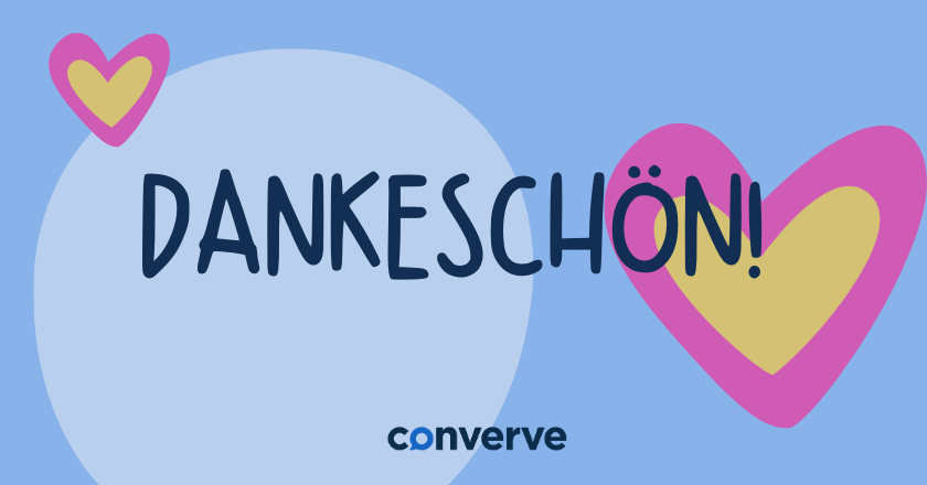 Dankeschön von Converve